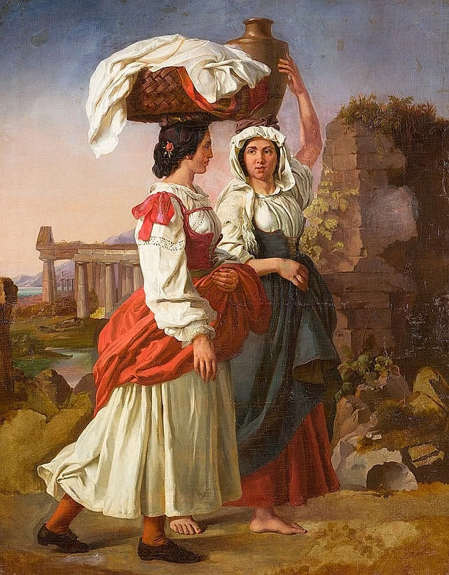 Due ragazze di campagna napoletane